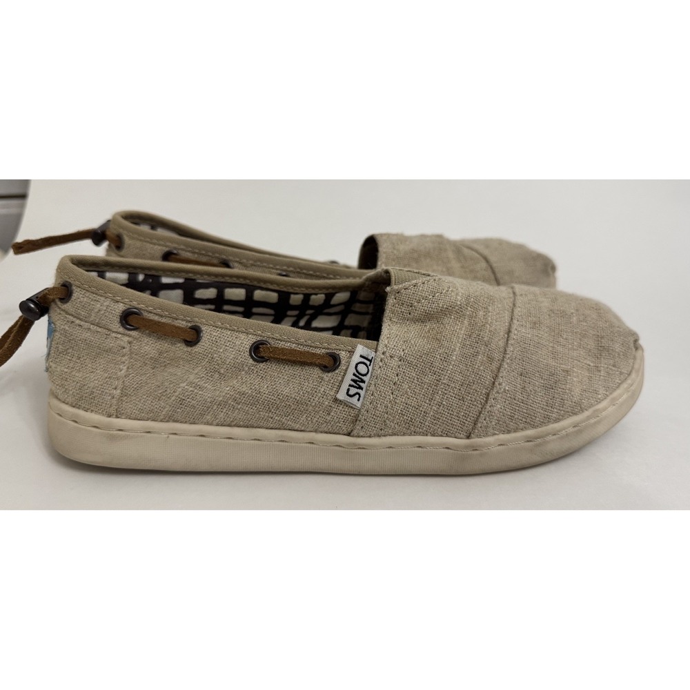 Toms Shoes Biminis Casual Slip On Loafer‎ Flats  Beige size US 3.5